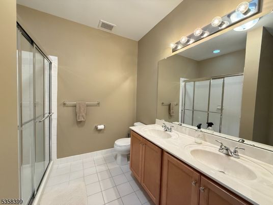 Bathroom, Dual Sink Vanities, Glass Shower, Interior