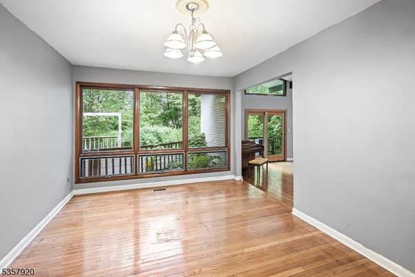 Chandelier, Empty room, Interior, Wood Texture Flooring