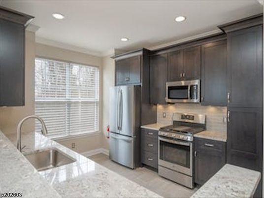 Interior, Kitchen, Recessed Lighting, Stainless Steel Appliances