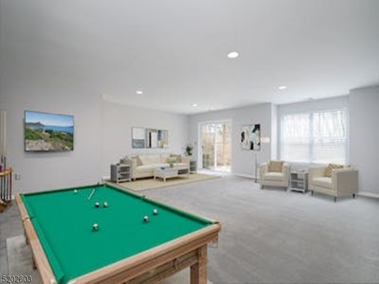 Billiard Table, Game Room, Interior, Living room, Recessed Lighting