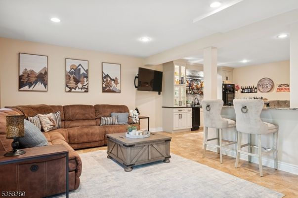 Interior, Living room, Recessed Lighting