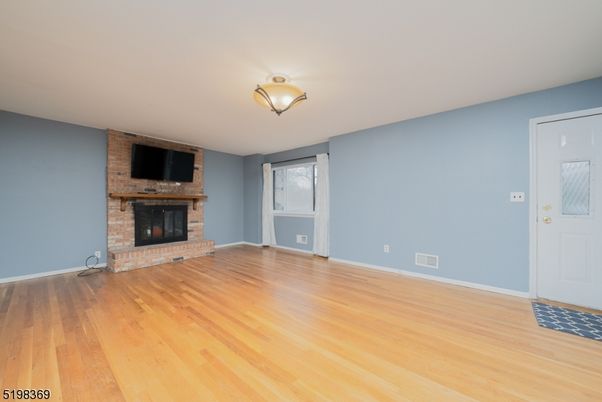 Empty room, Fireplace, Interior, Wood Texture Flooring