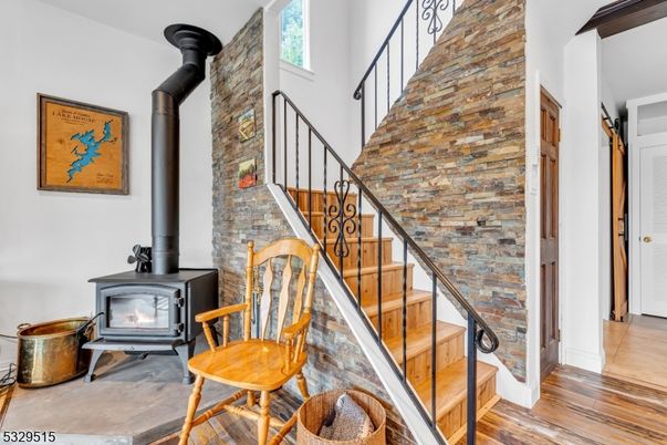 Fireplace, Interior, Wood Texture Flooring