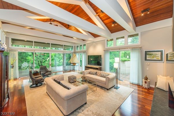 Interior, Living room, Wooden Ceilings, Wood Texture Flooring