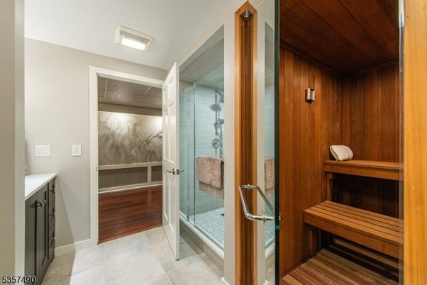 Bathroom, Glass Shower, Interior, Sauna Room