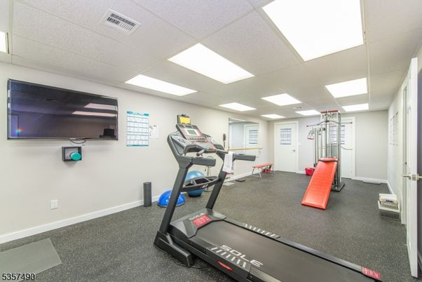 Fitness Equipment, Interior, Recessed Lighting