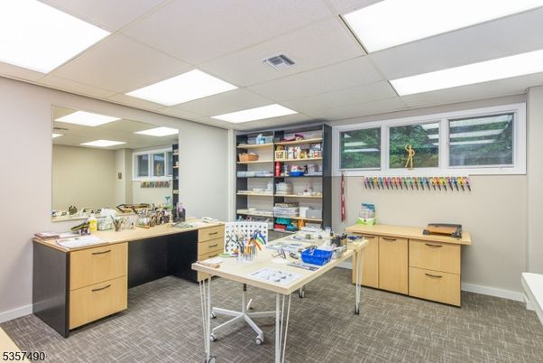 Home Office, Interior, Recessed Lighting