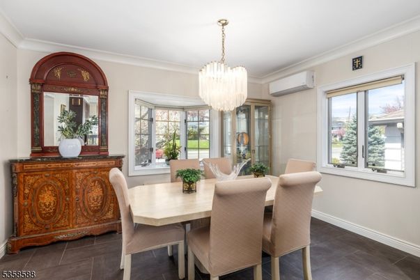 Chandelier, Dining room, Interior