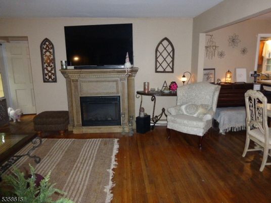 Fireplace, Interior, Wood Texture Flooring