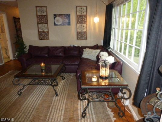 Interior, Living room, Pendant Lights, Wood Texture Flooring