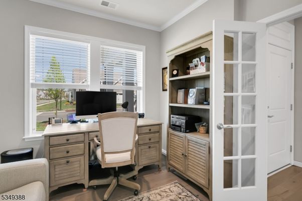 Home Office, Interior, Wood Texture Flooring
