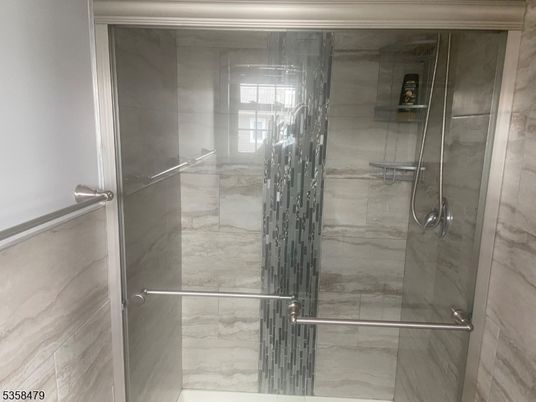 Bathroom, Glass Shower, Interior, Marble Walls