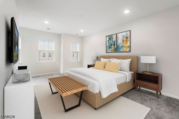 Bedroom, Interior, Recessed Lighting