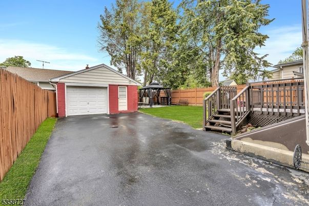 Backyard, Detached Garage, Exterior