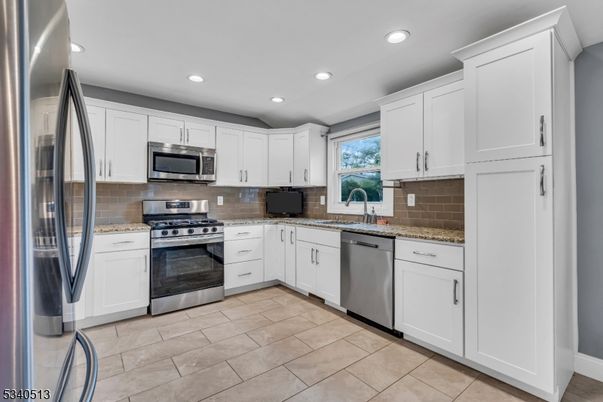 Interior, Kitchen, Recessed Lighting, Stainless Steel Appliances