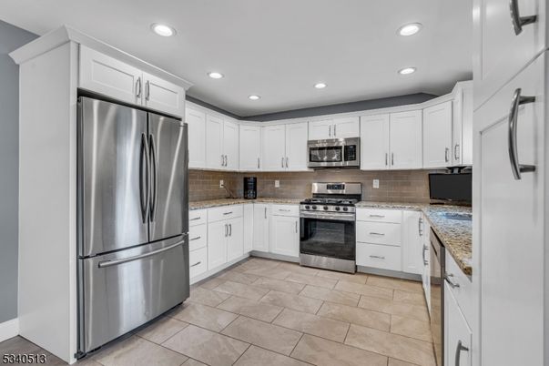 Interior, Kitchen, Recessed Lighting, Stainless Steel Appliances