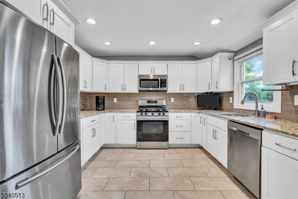 Interior, Kitchen, Recessed Lighting, Stainless Steel Appliances
