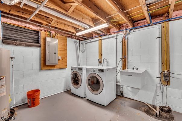 Interior, Washer, Wooden Beams, Wooden Ceilings
