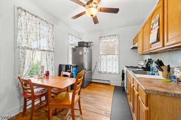 Dining room, Interior, Wood Texture Flooring