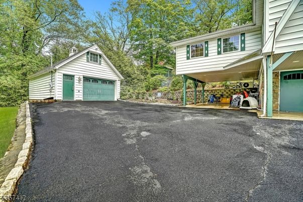 Backyard, Detached Garage, Exterior