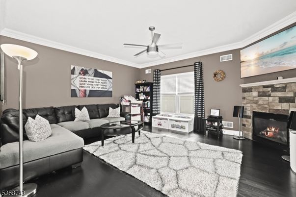 Fireplace, Interior, Living room, Wood Texture Flooring