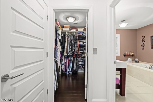 Interior, Walk-in Closets, Wood Texture Flooring
