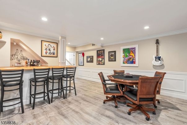 Game Room, Interior, Recessed Lighting, Wood Texture Flooring
