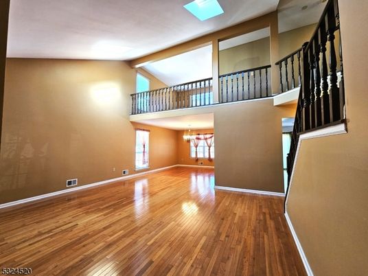 Chandelier, Empty room, Interior, Wood Texture Flooring