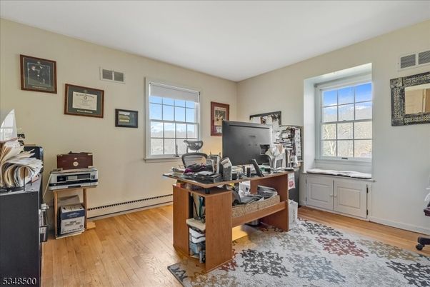 Home Office, Interior, Wood Texture Flooring
