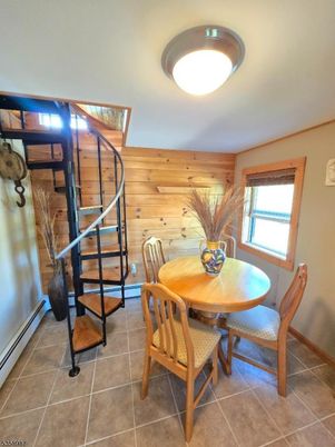 Dining room, Interior, Wooden Walls