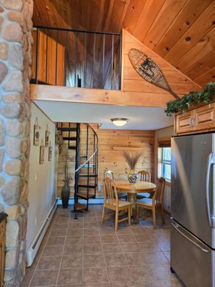 Dining room, Interior, Kitchen, Stone Walls, Wooden Ceilings, Wooden Walls