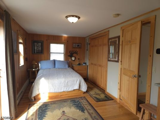 Bedroom, Interior, Wood Texture Flooring, Wooden Walls