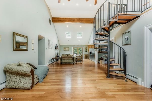 Interior, Recessed Lighting, Wooden Beams, Wood Texture Flooring
