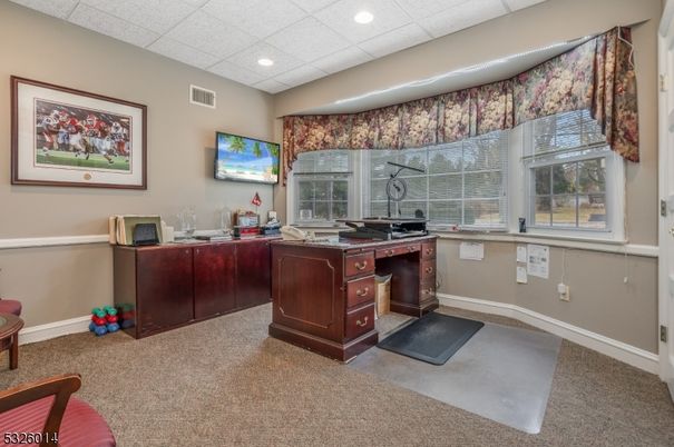 Home Office, Interior, Recessed Lighting