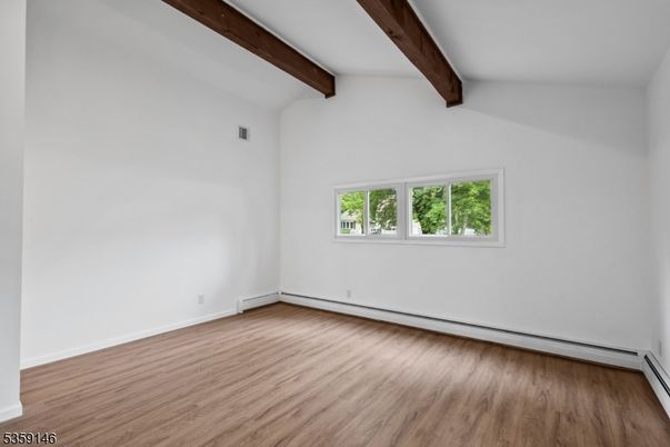 Empty room, Interior, Wooden Beams, Wood Texture Flooring
