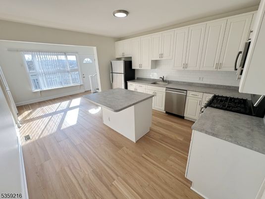 Interior, Kitchen, Wood Texture Flooring