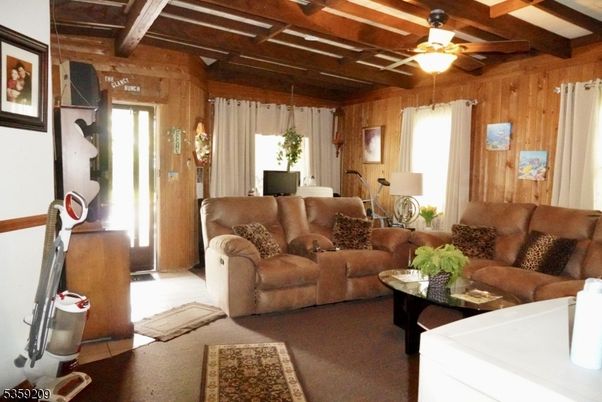 Interior, Living room, Wooden Beams, Wooden Walls