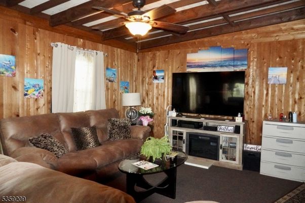 Interior, Living room, Wooden Beams, Wooden Walls