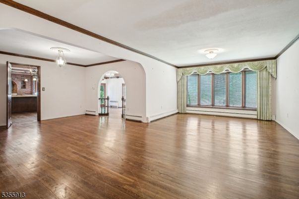 Empty room, Interior, Wood Texture Flooring