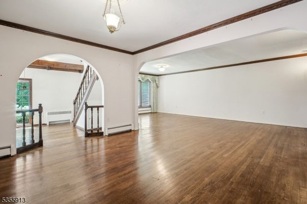 Empty room, Interior, Wood Texture Flooring