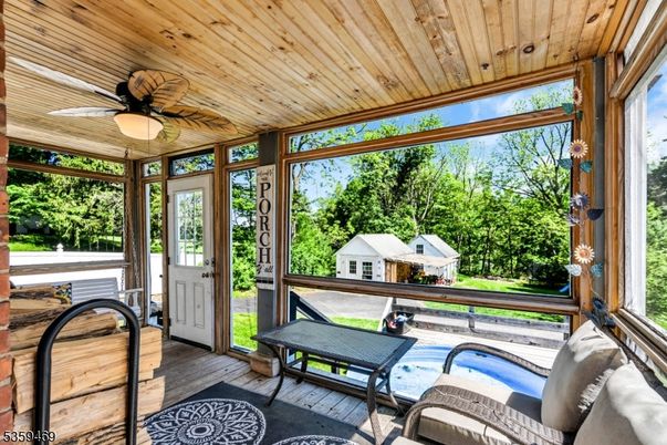 Interior, Sun Room, Wooden Ceilings, Wood Texture Flooring