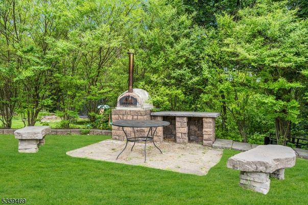 Backyard, Exterior, Fireplace