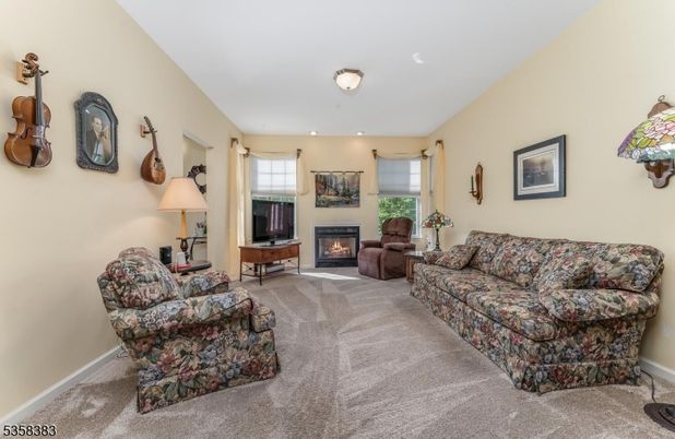 Fireplace, Interior, Living room, Recessed Lighting