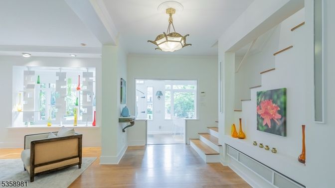 Interior, Pendant Lights, Recessed Lighting, Wood Texture Flooring