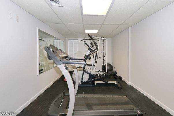 Fitness Equipment, Interior, Recessed Lighting