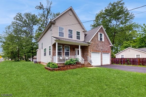 Attached, Exterior, Facade, Brick Facade, Farmhouse