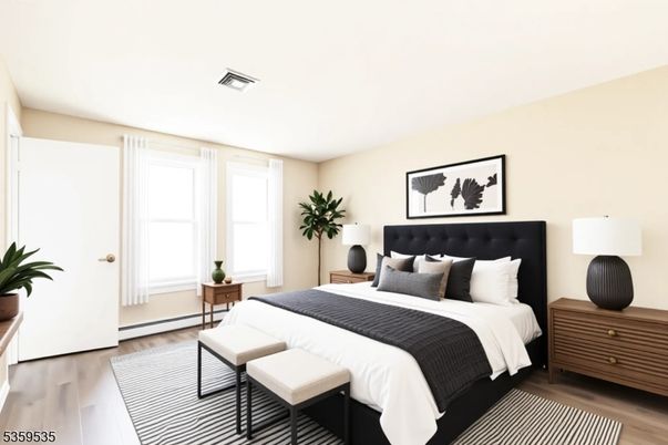 Bedroom, Interior, Wood Texture Flooring