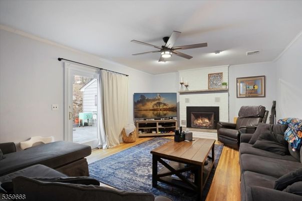 Fireplace, Interior, Living room, Wood Texture Flooring