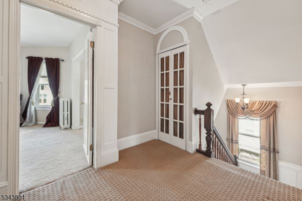 Chandelier, Empty room, Interior