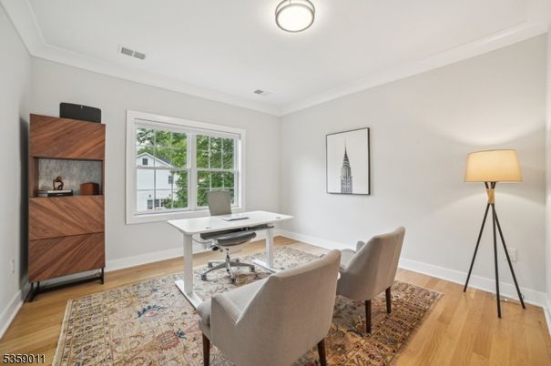 Home Office, Interior, Wood Texture Flooring